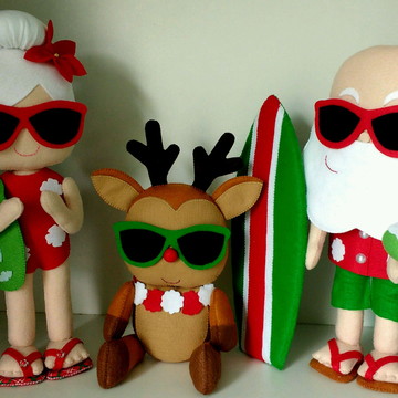 Coleção Natal Tropical em Feltro