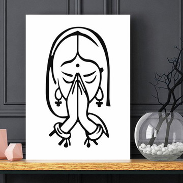 Quadro Decorativo Namastê