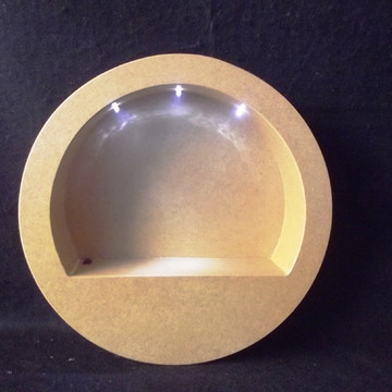 Nicho redondo duplo com 1/2 base g