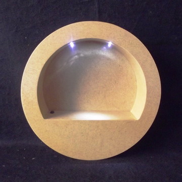 Nicho redondo duplo com 1/2 base m