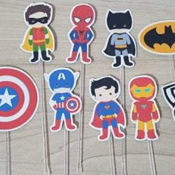 Tooper para doces super herois