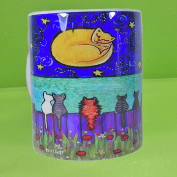 Caneca lua de gato