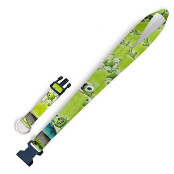 Cordão mike monstros sa c0140p com fecho bolsa e argola