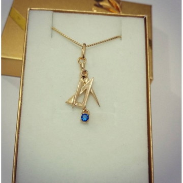 Gargantilha curso arquitetura com zirconia prata banhado