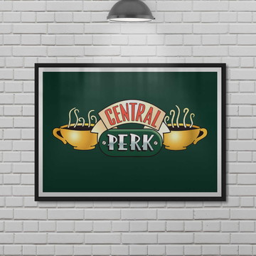 Quadro Central Perk Série Friends