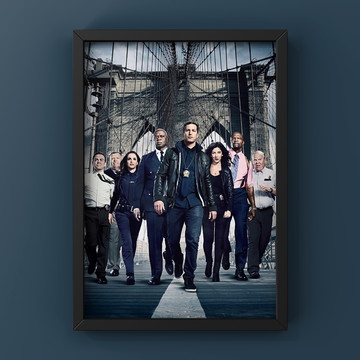 Quadro Brooklyn Nine-Nine (24X33 cm) (A4) Várias Cores
