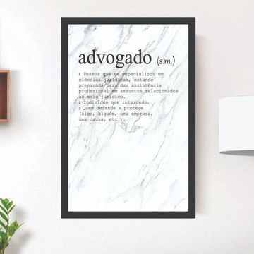 Quadros Decorativos Minimalista Advogado Direito Escritório