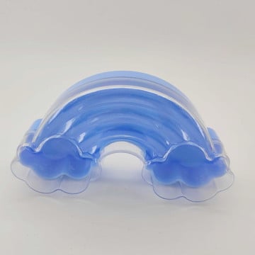 10 baleiro arco iris acrílico lembrancinha - azul claro