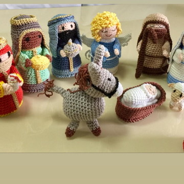 Presépio em amigurumi encomendas só após o Natal