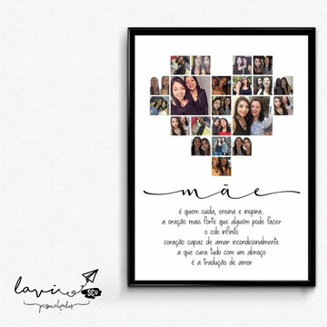 Quadro personalizado- Dia das mães A3