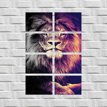 Quadro Decorativo Leão