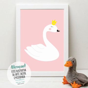 Quadro Digital Cisne - Ref. 003
