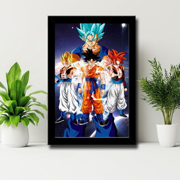 Quadro decorativo Dragon Ball Z O Retorno Dos Androides
