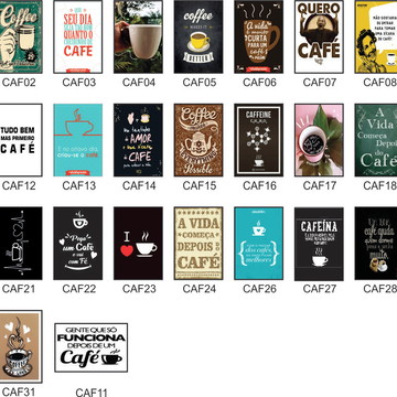 Quadros decorativos Café Kit 3 quadros PROMOÇÃO BLACK FRIDAY