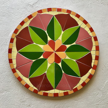 Mandala em mosaico - Azulejos