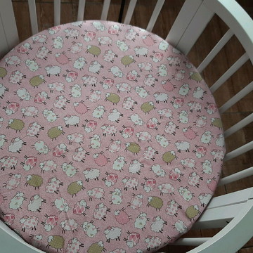 Lençol com elástico para mini berço crescer