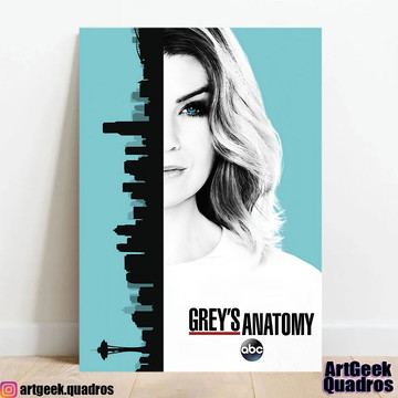 Quadro Decorativo A4 - Grey's Anatomy