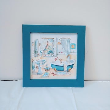 Quadro para banheiro