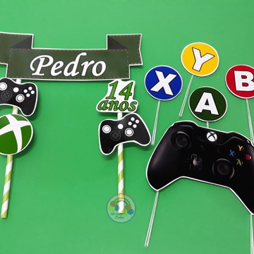 Topo de bolo jogos  Compre Produtos Personalizados no Elo7