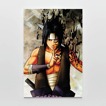 QUADRO ANIME NARUTO SASUKE E SAKURA CLÁSSICO - TAMANHO 40X60