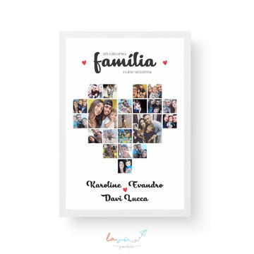 Quadro Personalizado - Família