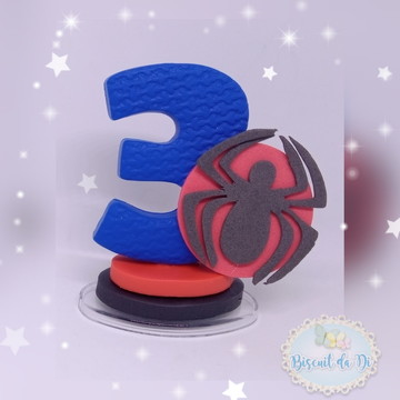 Vela homem aranha 3 anos
