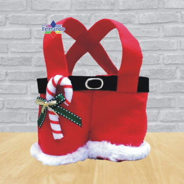 Calça Papai Noel em Feltro