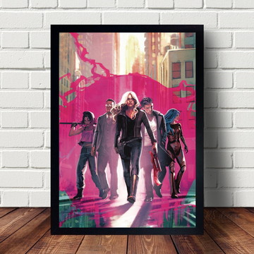 Quadro decorativo Do Seriado Buffy A4