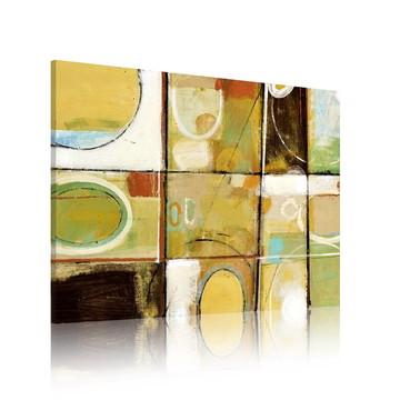 QUADRO ABSTRATO MODERNO GEOMÉTRICO COLORIDO