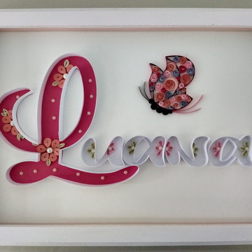 QUADRO EM QUILLING - LUANA