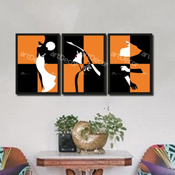Composição de 3 quadros p/ sala