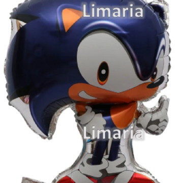 Balao Metalizado Sonic Festa Infantil Menino Kit Com 2 Sonic - ibalon -  Balão Metalizado - Magazine Luiza