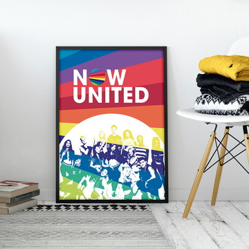Quadro Decorativo Arte Exclusiva Banda Now United