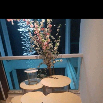 Kit com 2 cubos cilindros sendo 1 com 50 e 1 com 20cm