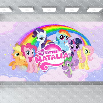 Painel 2x1m My Little Pony Nova Geração