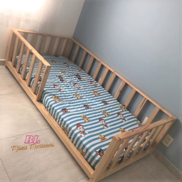 Cama montessoriana infantil fortaleza solteiro