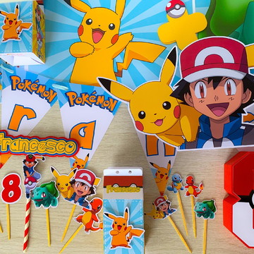 Kit Nº1 - 20 Apliques Pokémon Lendários