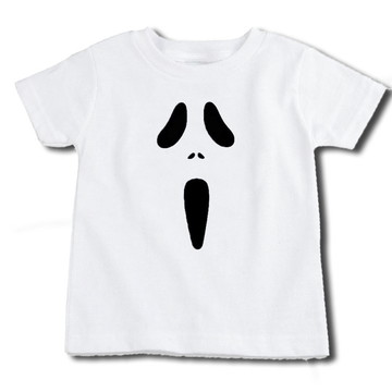 Camiseta Infantil Halloween Máscara Pânico