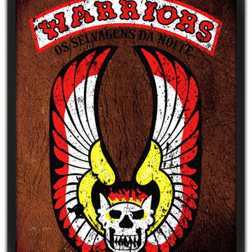 Quadro 54x74 - Warriors Selvagens da Noite Colete