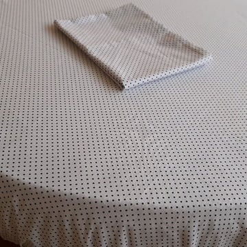 Lençol com elástico para mini berço crescer fase 1