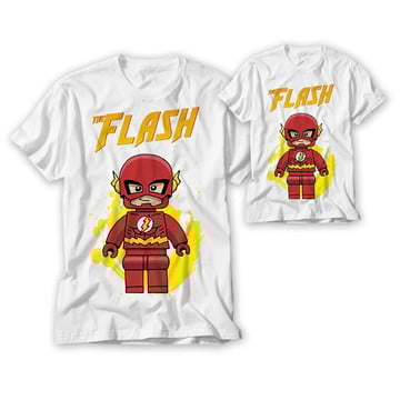 Kit camiseta tal pai tal filho flash