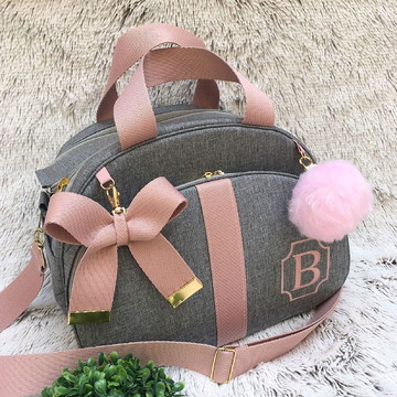 Bolsa maternidade lux - m linho