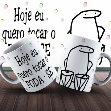 Caneca Florks Meme Ontem Eu Não Me Importava Hoje Estou Igua em Promoção na Americanas
