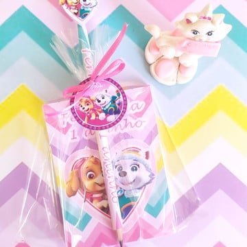 Lembrancinha personalizada bloquinho temas