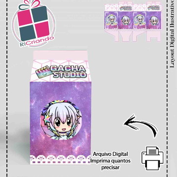 Gacha life kit festa  Compre Produtos Personalizados no Elo7