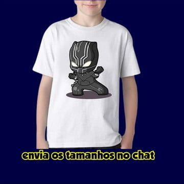 CAMISETA INFANTIL BRANCO QUE O AMOR PREVALEÇA - Pantera T-shirt