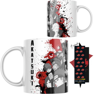 Caneca Akatsuki Símbolos Nukenin 1383