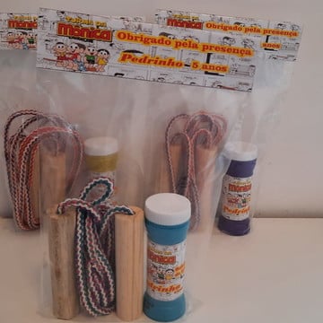 Kit pula com de com bolinha de sabão