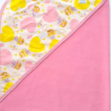 Kit com 2 toalha de banho com capuz