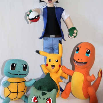 Pokemon feltro  Compre Produtos Personalizados no Elo7